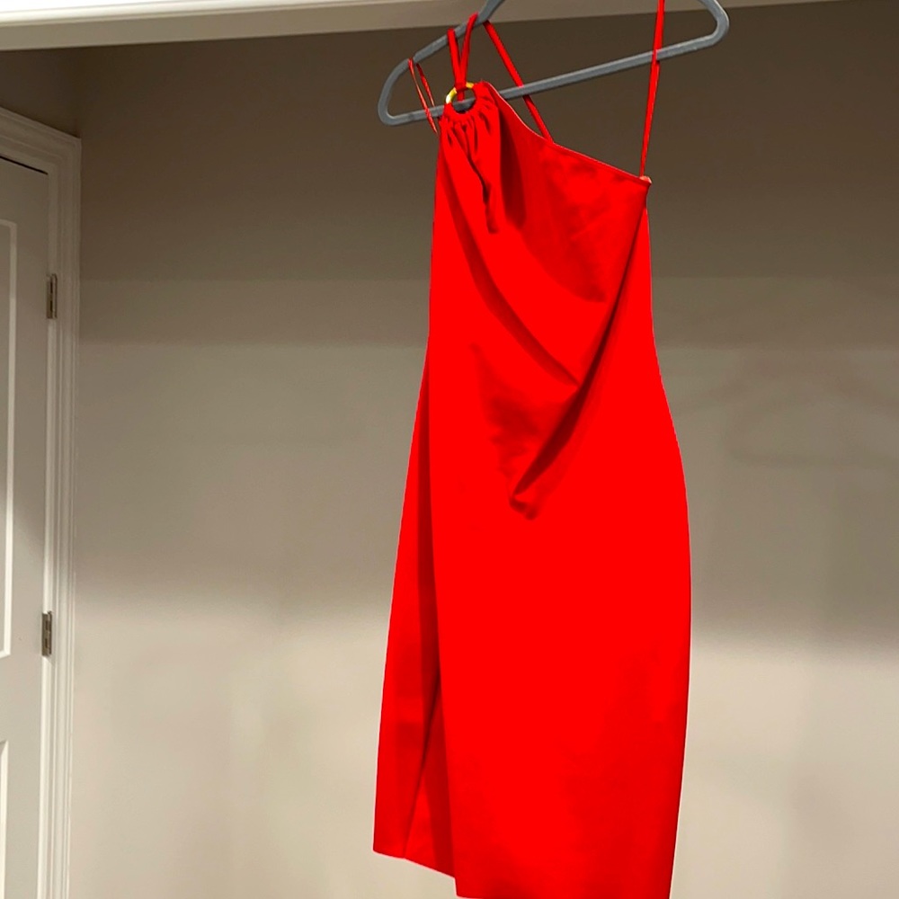 Brand New - Trina Turk - One shoulder red dress